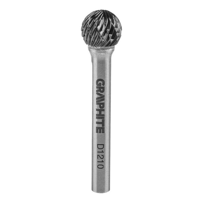 КАРБИДЕН КРЪГЪЛ ФРЕЗЕР ЗА МЕТАЛ 12X10ММ GRAPHITE 55H362