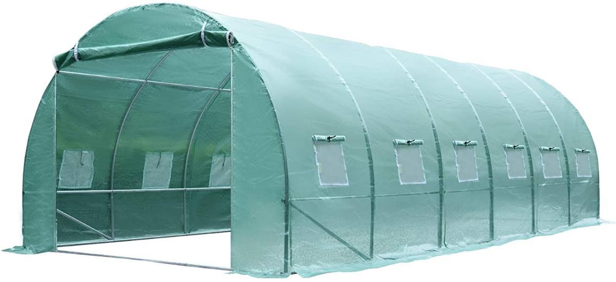 ОРАНЖЕРИЯ GREEN B 6х3х2М 12 ПРОЗОРЕЦА
