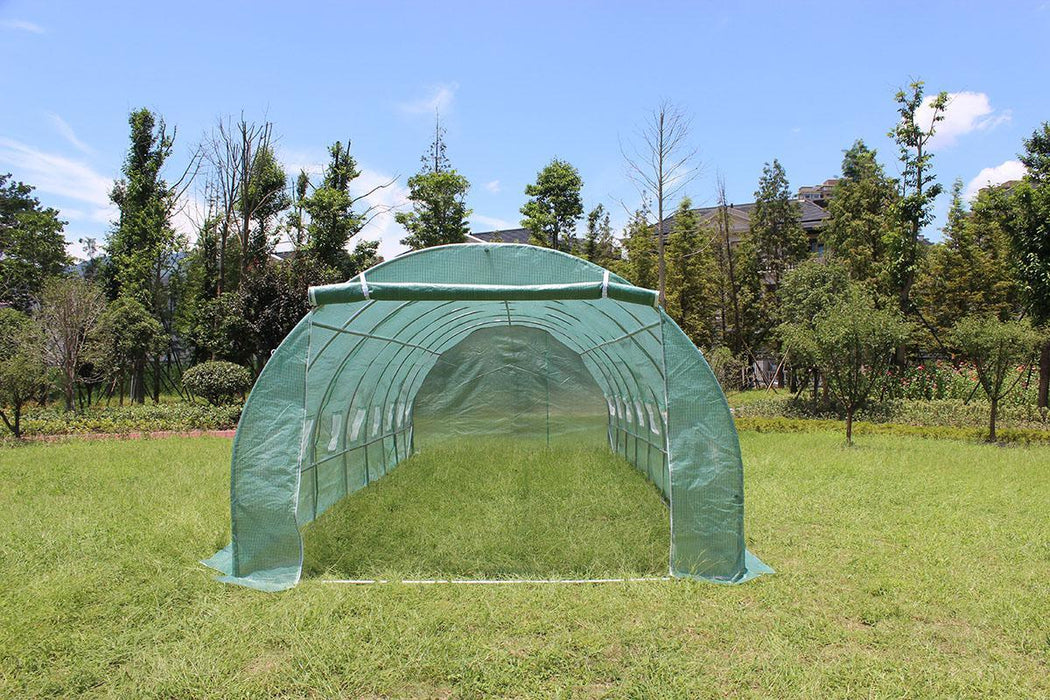 ОРАНЖЕРИЯ GREEN B 8х3х2М 16 ПРОЗОРЕЦА