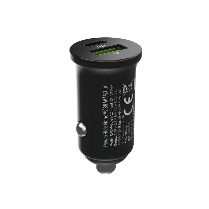 Green Cell GC PowerRide Nano38 38W 6A 1x USB-C 1x USB-A