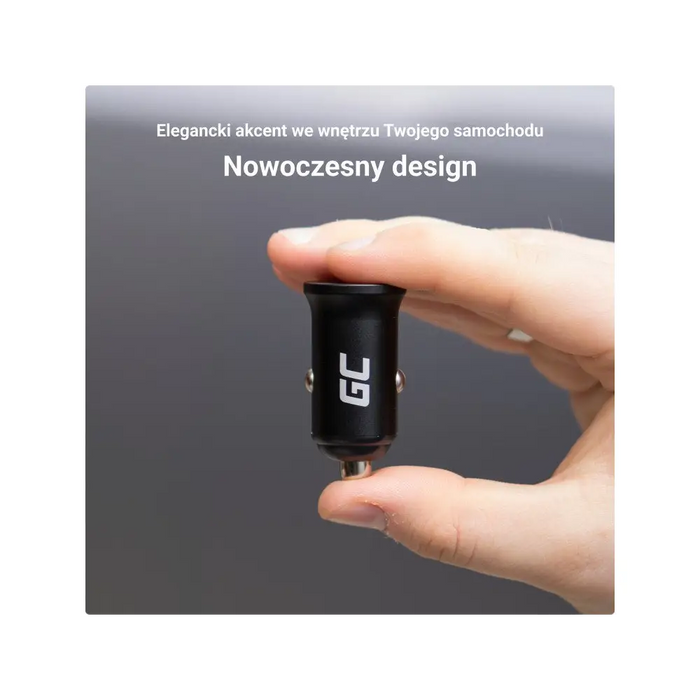 Green Cell GC PowerRide Nano38 38W 6A 1x USB-C 1x USB-A