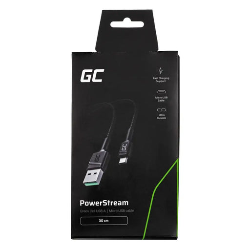 Green Cell KABGC23 USB кабел USB 2.0 0.3 m USB A Micro-USB
