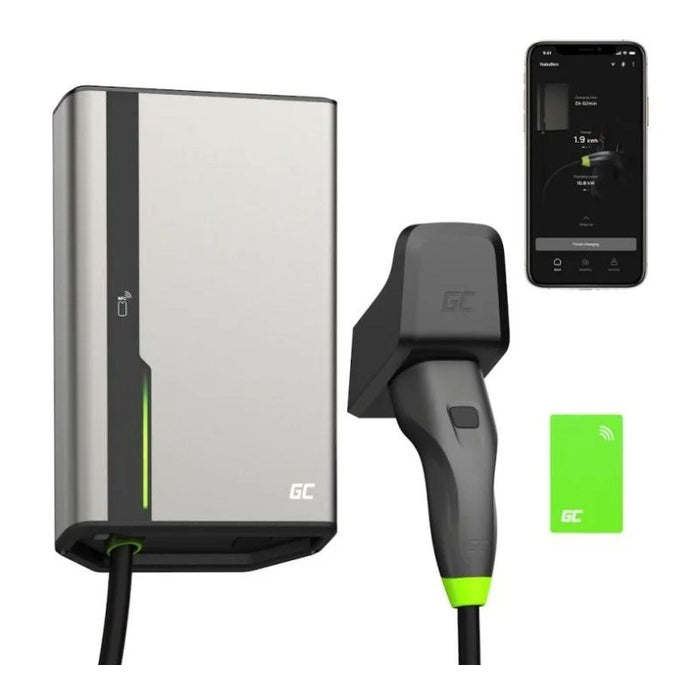 Wallbox Green Cell HabuDen 22kW 32A - 5m кабел с NFC