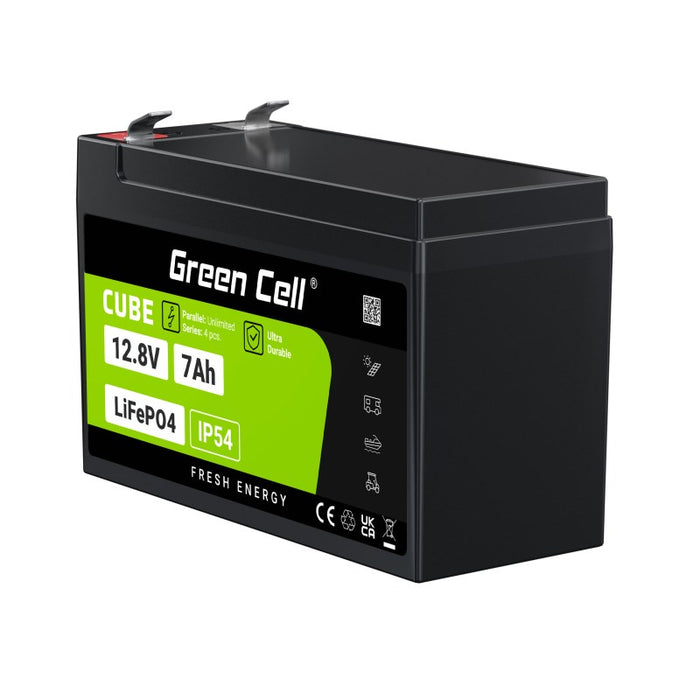 Green Cell LFPGC12V7AH UPS батерия Литиево-железен фосфат (LiFePO4) 12.8 V 7 Ah