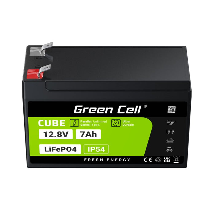 Green Cell LFPGC12V7AH UPS батерия Литиево-железен фосфат (LiFePO4) 12.8 V 7 Ah
