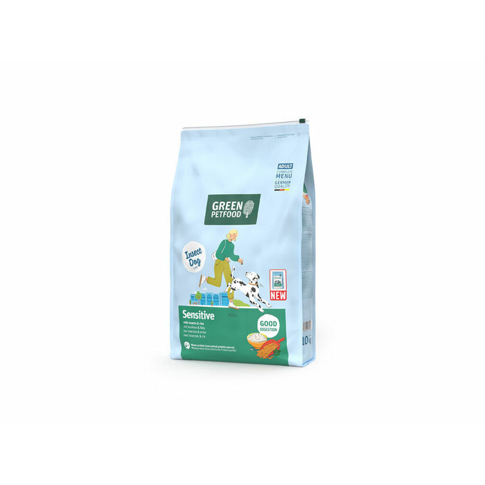Суха храна Green Petfood InsectDog Sensitive 10 kg ориз