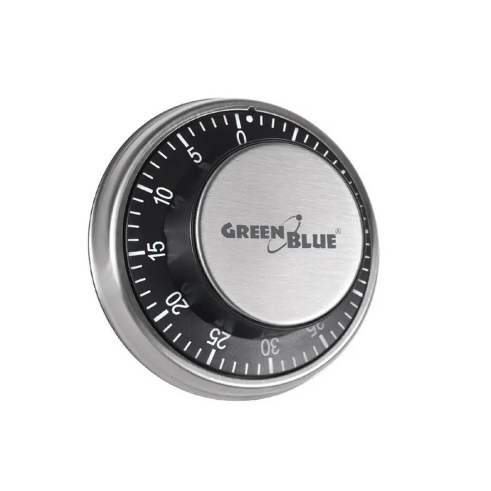 Greenblue 51348 Механичен кухненски таймер Silver