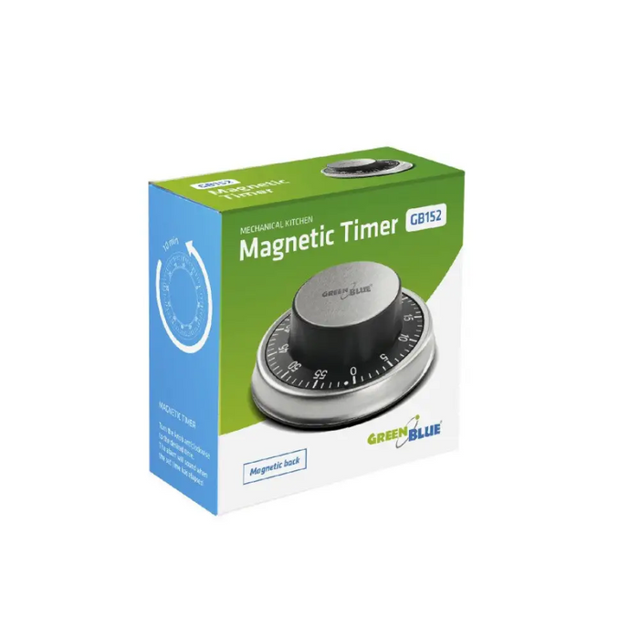 Greenblue 51348 Механичен кухненски таймер Silver