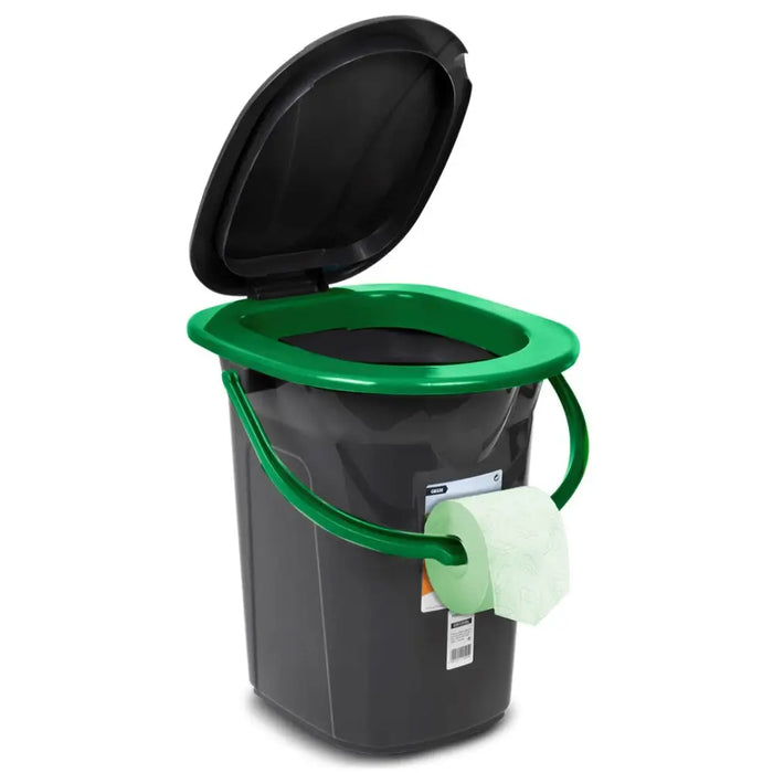 GreenBlue GB320BG Туристическа тоалетна черна и зелена 19L