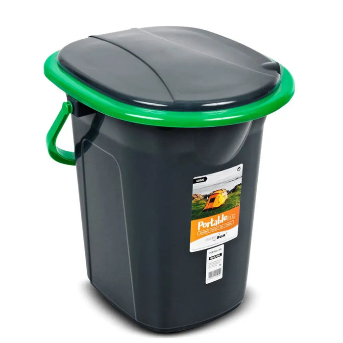 GreenBlue GB320BG Туристическа тоалетна черна и зелена 19L