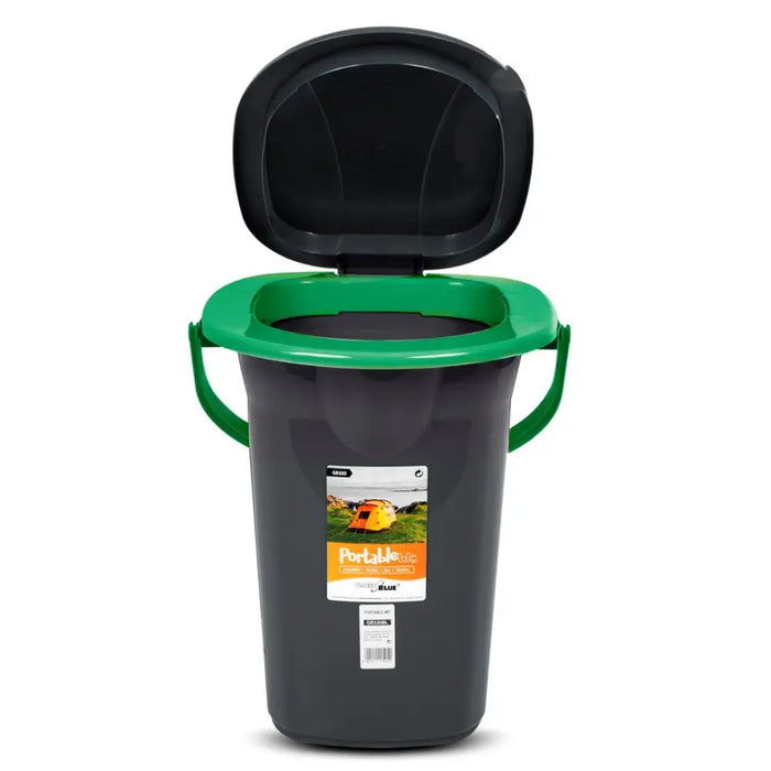 GreenBlue GB320BG Туристическа тоалетна черна и зелена 19L