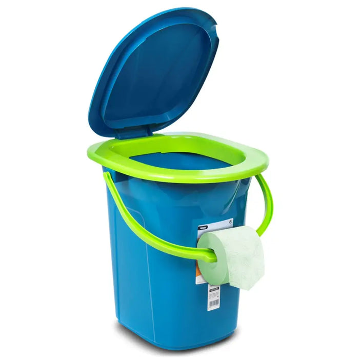 GreenBlue GB320BL Преносима пътна тоалетна седалка с кофа