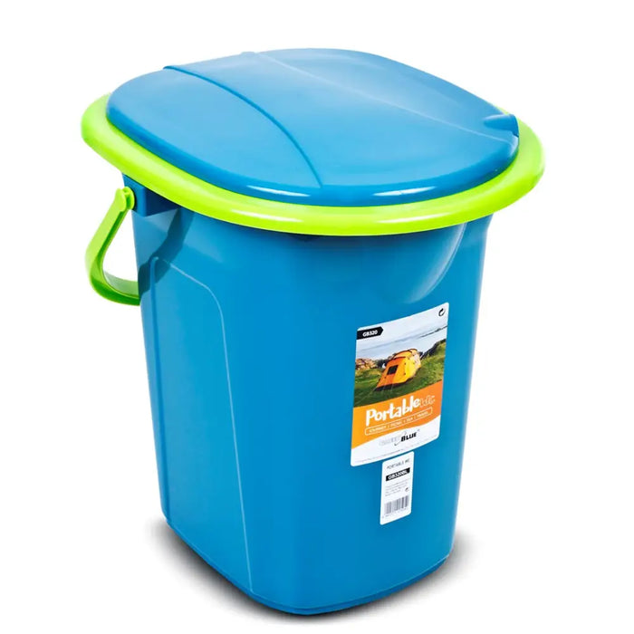 GreenBlue GB320BL Преносима пътна тоалетна седалка с кофа