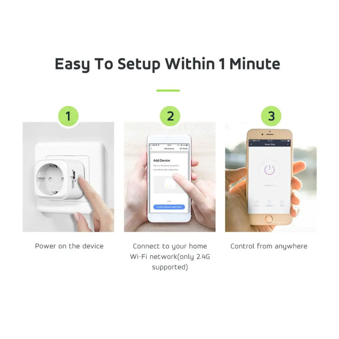 GreenBlue WiFi контакт с дистанционно управление