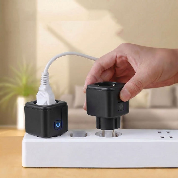 GreenBlue WiFi контакт с дистанционно управление, Android/iOS/Alexa/Google Home, таймер, ватметър, макс. 16A/3840W, GB735 B