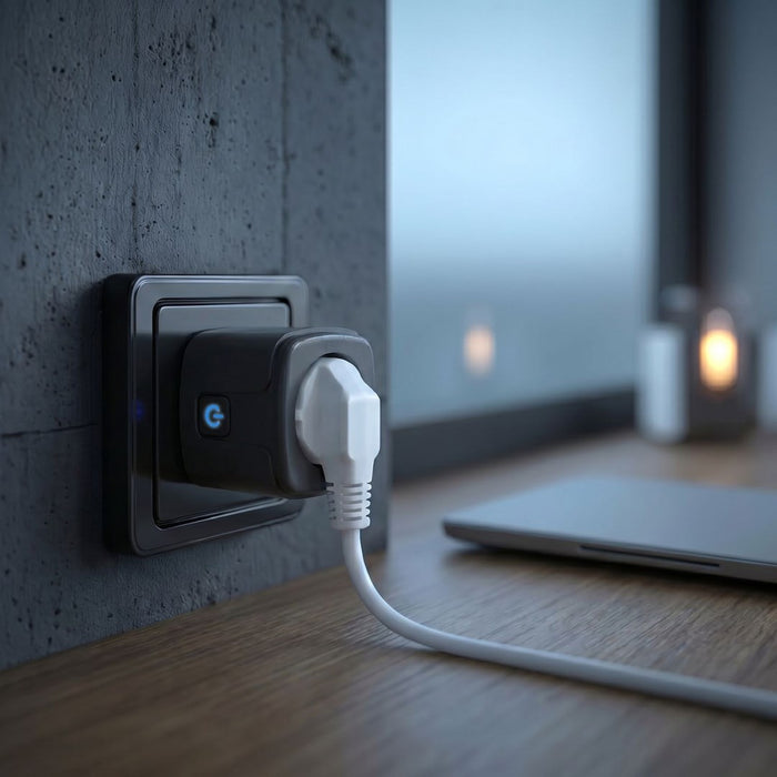 GreenBlue WiFi контакт с дистанционно управление, Android/iOS/Alexa/Google Home, таймер, ватметър, макс. 16A/3840W, GB735 B