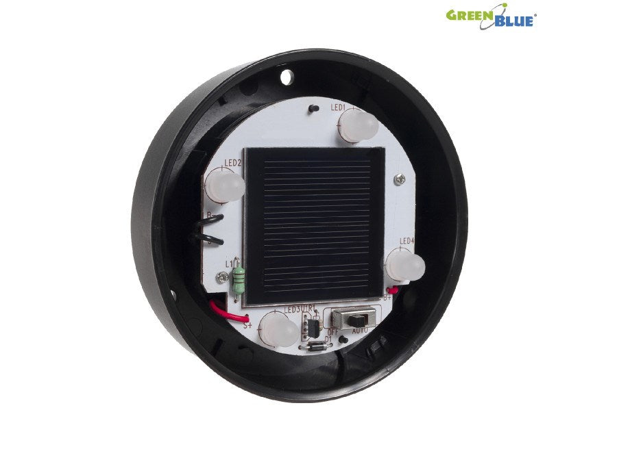 Greenblue 46572 Външно осветление на пиедестал/стълб Черно, Бяло LED