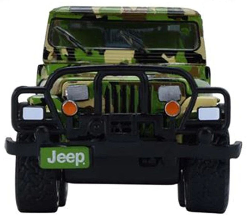 Колекционерски модел Greenlight Съвременни: Автомобили - Jeep YJ (Duck Cal Solid Pack) (Garbage Pail Kids Series 8) (1991)