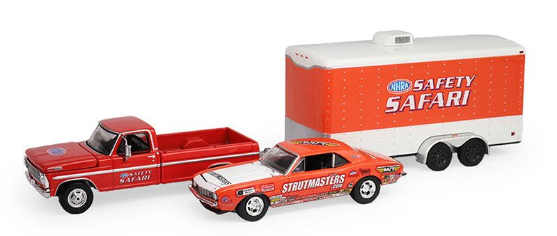Колекционерски модел Greenlight Ретро: Автомобили - Ford F-250 (1969) and Chevy Z/28 Camaro (1969)