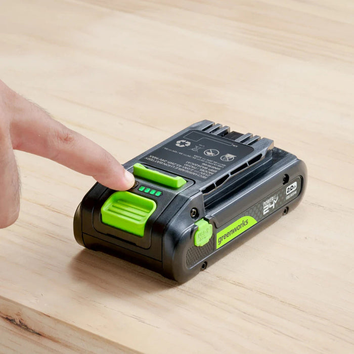 АКУМУЛАТОРНА БАТЕРИЯ 24 V 2 AH С USB-C ЗАРЕЖДАНЕ GREENWORKS BA2420CA1