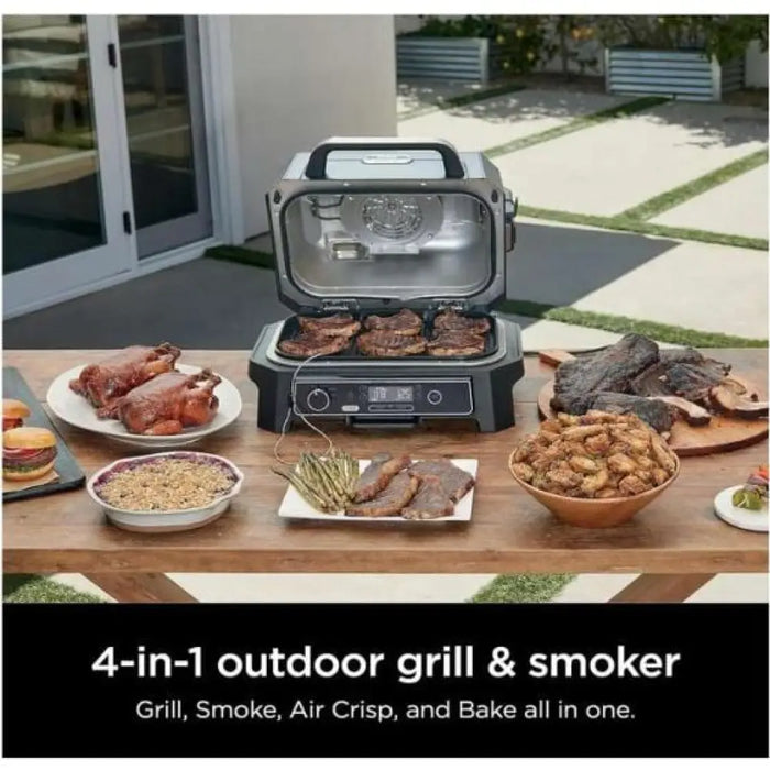 Грил NINJA OG850 Pro XL 4-in-1 Grill BBQ smoke Air Fry &