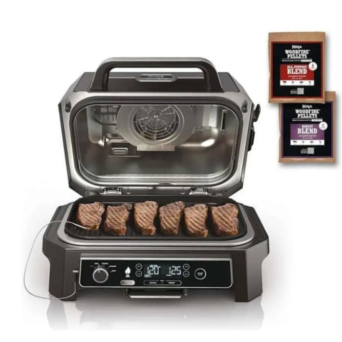 Грил NINJA OG850 Pro XL 4-in-1 Grill BBQ smoke Air Fry &