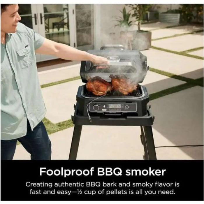 Грил NINJA OG850 Pro XL 4-in-1 Grill BBQ smoke Air Fry &