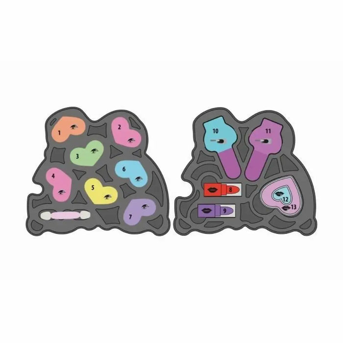 Грим Комплект за Деца Clementoni Crazy Chic Beauty Lovely