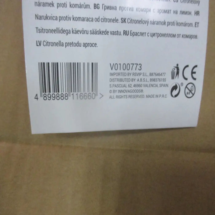 Гривна против Комари от Цитронела InnovaGoods