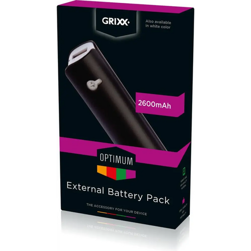 Grixx Външна батерия 2600mAh Black