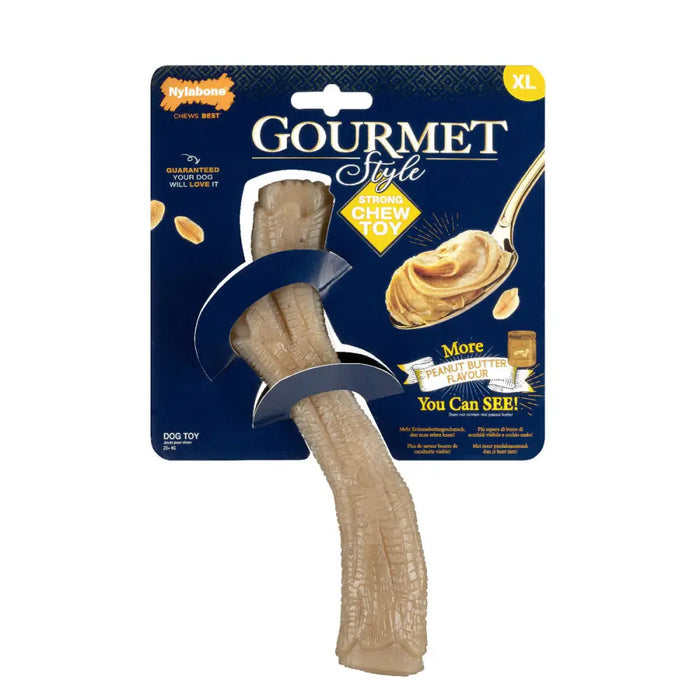 Гризалка за кучета Nylabone Кафяв Фъстъчено масло XL