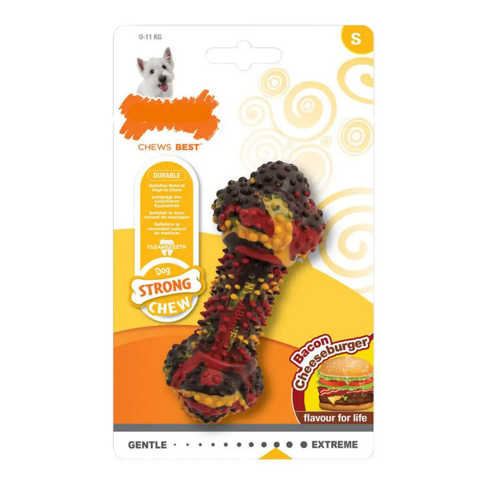 Гризалка за кучета Nylabone Strong Chew Bacon Сирене