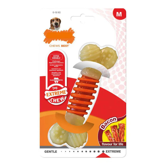 Гризалка за кучета Nylabone Extreme Chew Pro Action Bacon
