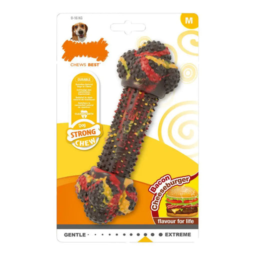 Гризалка за кучета Nylabone Strong Chew Bacon Сирене