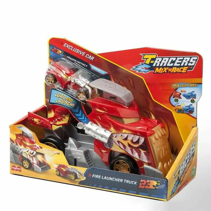 грънчар Magicbox Launcher Truck T-Racers Mix ’N Race 10 x