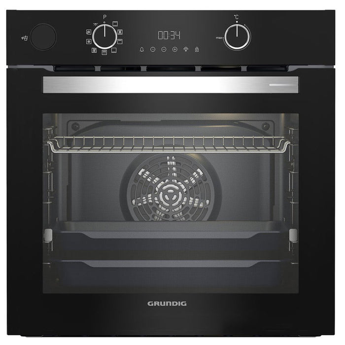 Фурнa за вграждане GRUNDIG GEDM 12300 B 72 L, А+, ТЕЛЕСКОПИЧНА СИСТЕМА, ПЛАВНО ЗАТВАРЯНЕ