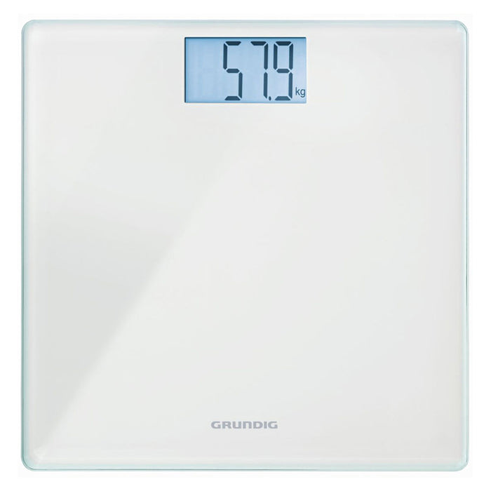 Везна GRUNDIG PS 2010 WHITE 180 кг., МАТЕРИАЛ СТЪКЛО