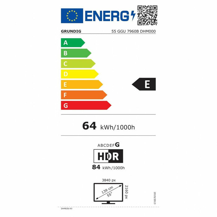 Смарт телевизор Grundig 55GGU7960B 55"