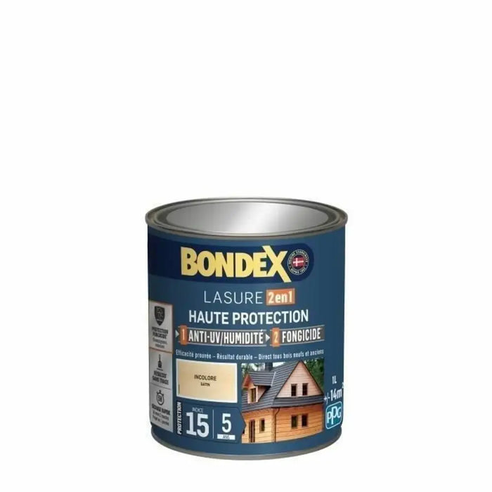 Грундова Боя Bondex Сив Сатиниран 1 L