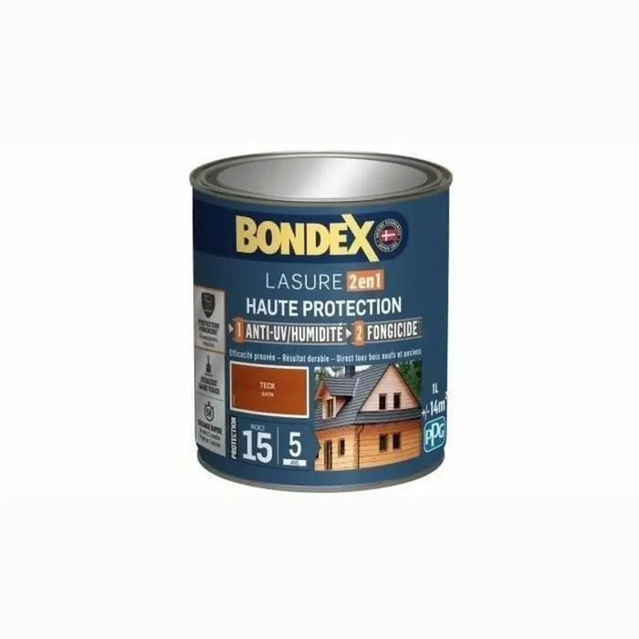 Грундова Боя Bondex Сив Сатиниран 1 L