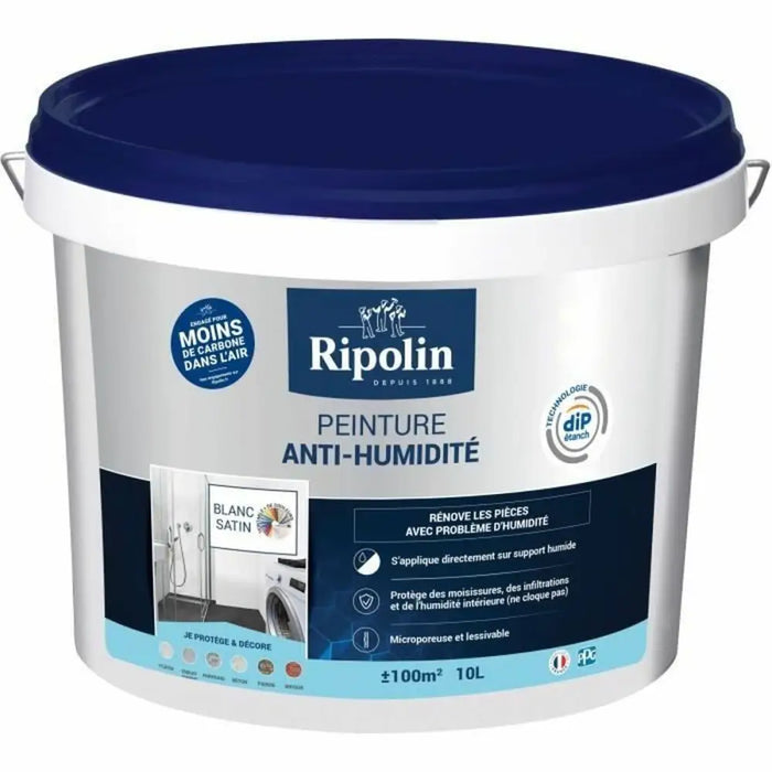 Грундова Боя Ripolin Бял Сатиниран 10 L