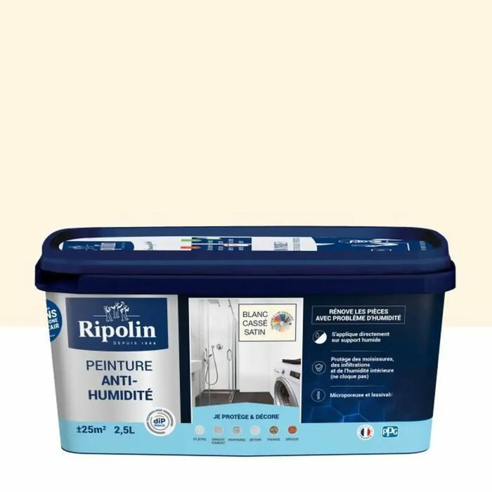 Грундова Боя Ripolin Бял Сатиниран 2,5 L