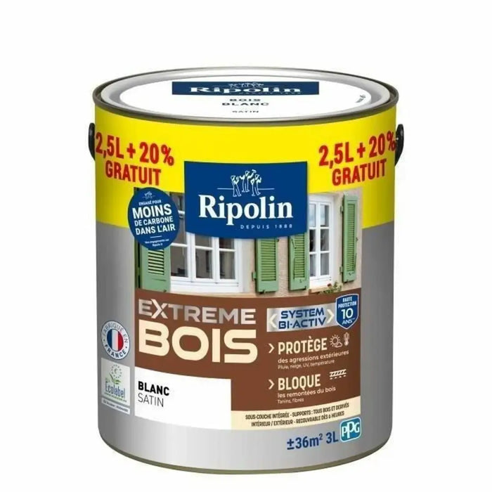 Грундова Боя Ripolin Бял Сатиниран 3 L