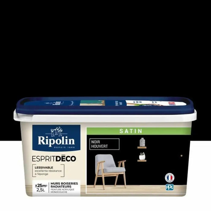 Грундова Боя Ripolin noir Сатиниран 2,5 L