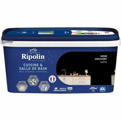 Грундова Боя Ripolin noir Сатиниран 2 L
