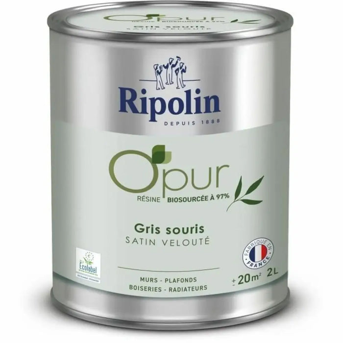 Грундова Боя Ripolin Сив Сатиниран 2 L