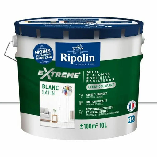 Грундова Боя Ripolin Бял Сатиниран 10 L