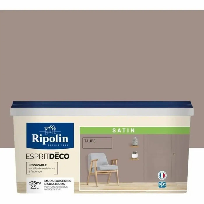 Грундова Боя Ripolin Кафяв Сатиниран 2,5 L