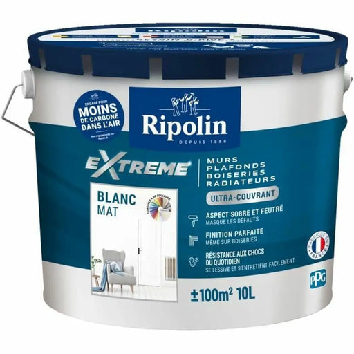 Грундова Боя Ripolin Бял матов 10 L