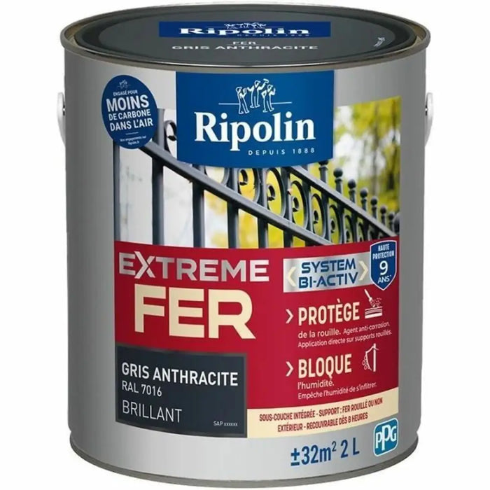 Грундова Боя Ripolin Сив 2 L